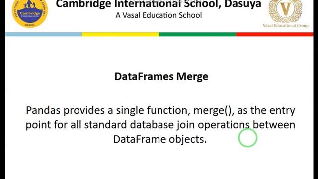 Grade 12 IP Pandas Dataframe Joining Merging and Concatenation 16 04 2020 смотреть онлайн