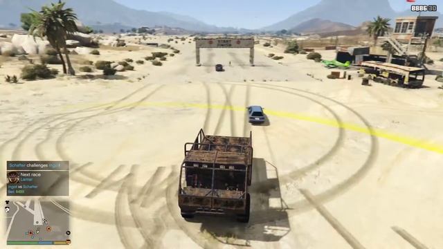 GTA 5 drag test Wastelander stock & tuning смотреть онлайн