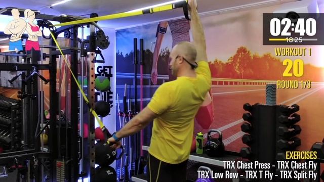 ? 35 min TRX Workout - Upper Body (W5, D2) | Level 1 for Beginners ? TRXBLAST ?200-300 kcal смотреть онлайн