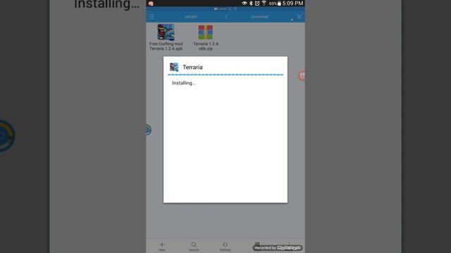 How to install freecraft mod terraria android!!! смотреть онлайн