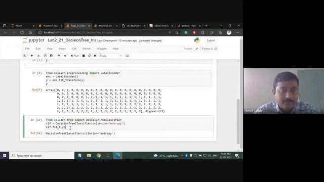 Lab 4 || Decision Tree implementation on Iris Dataset (Lab Date: 22/09/2021) смотреть онлайн