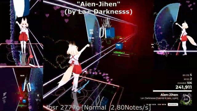 [Beat Saber]"Aien-Jihen" (by La+ Darknesss) [Normal] / UDATE 1.24.0 (MODDED) смотреть онлайн