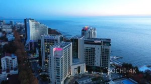 Вечерний Сочи с высоты в 4К видео - полный улёт!