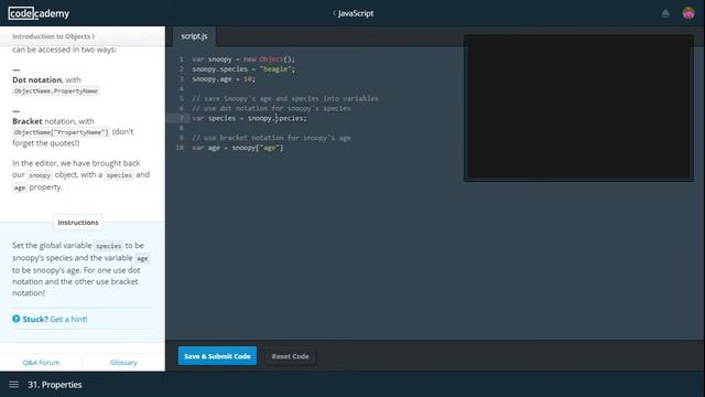 JavaScript Codecademy lesson #35: Object Oriented Programming (OOP) (part 5/5) смотреть онлайн