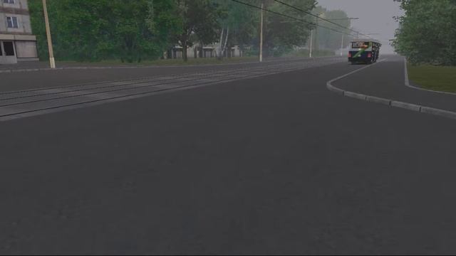 OMSI 2 Нигорск поездка на маршруте №390. 75-й км. - Серебряный Бор. смотреть онлайн