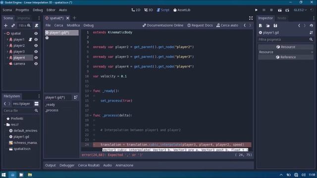 Godot Engine - Cubic Interpolation 3D смотреть онлайн