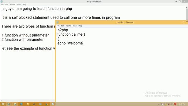 function without parameter in php #13 смотреть онлайн