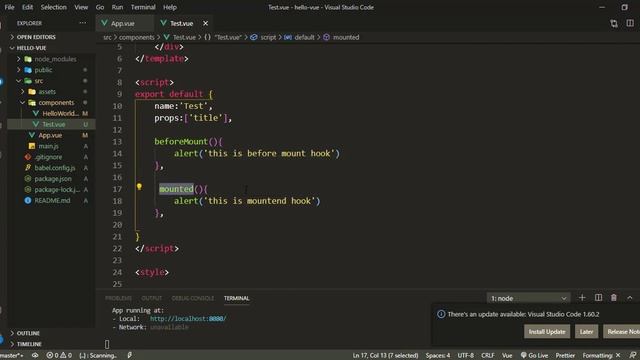 #14 Vuejs -Lifecycle Hooks смотреть онлайн