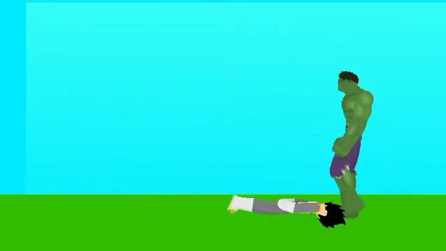hulk vs vageta stick nodes animation first time hehe смотреть онлайн