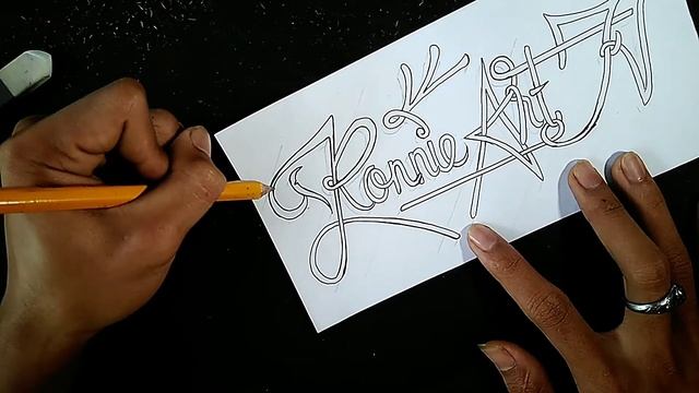 HOW DO I WRITE USING MY OWN COLORFUL FONT AND 3D TEXT FONT - CALLIGRAPHY TUTORIAL смотреть онлайн