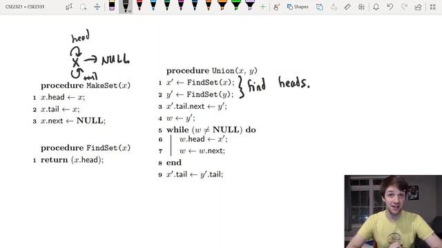 Union find linked list implementation смотреть онлайн