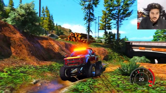 GTA 5 : FORD GIFTED ME 6X6 TRUCK TO OFFROAD