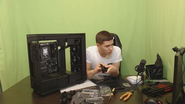 СБОРКА ПК ДЛЯ ИГР И СТРИМА!!! i7 8700K, MSI Z370 GAMING PRO CARBON AC, GTX 1080, NZXT H700i. смотреть онлайн