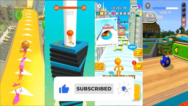 Action Balls vs Stack Ball vs Tall Man Run vs Going Balls #11/Mobile Balls смотреть онлайн