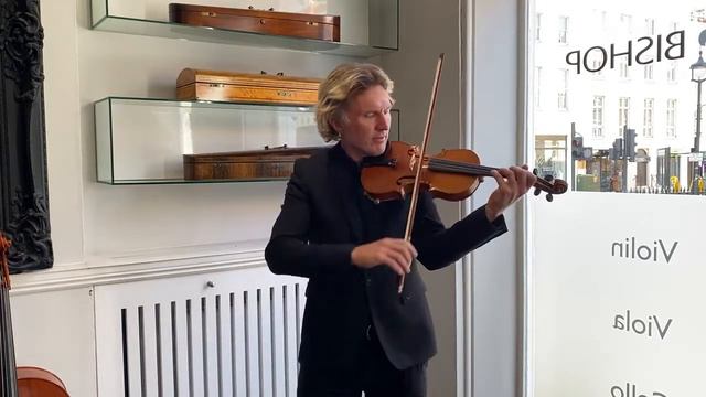 Nicola Utili 1914 Violin Demonstration | Bishop Instruments and Bows смотреть онлайн