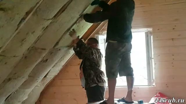 Отделка мансарды в брусовом доме смотреть онлайн