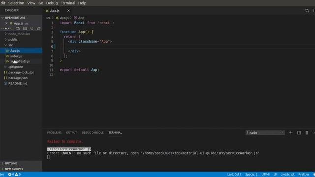 Material UI Guide : #3 Cleaning up project смотреть онлайн