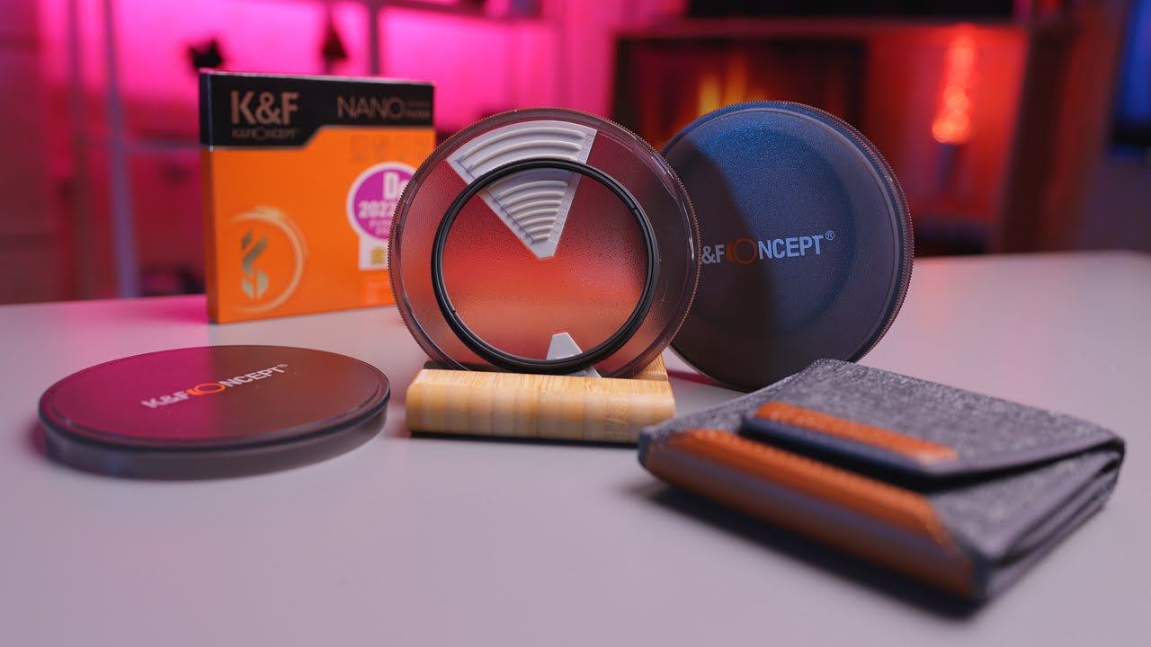 Фильтры K&F Concept Black Mist diffuser 1/4 1/8 и кейс для транспортировки. смотреть онлайн