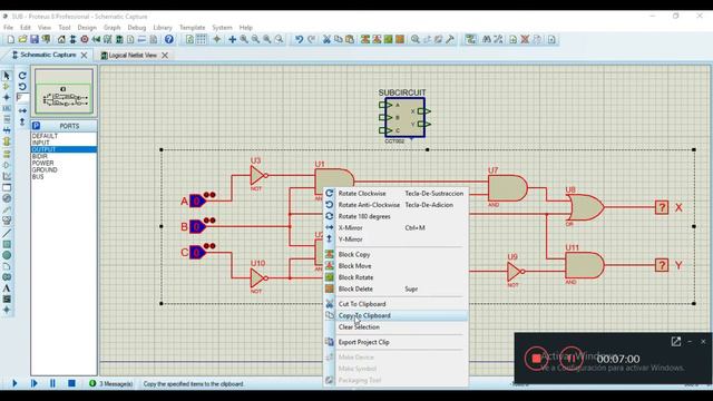SUBCIRCUITOS EN PROTEUS - TUTORIAL смотреть онлайн