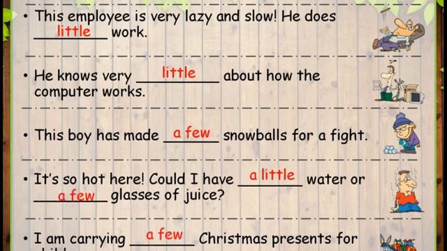Teaching ESL | A few - Few | A little - Little | Much - Many смотреть онлайн