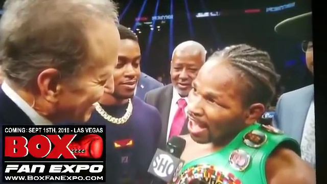 ERROL SPENCE CONFRONTS SHAWN PORTER AND REACTS TO PORTER WIN смотреть онлайн