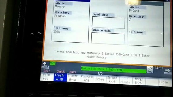 MITSUBISHI M80/M70 copy paste erase.....!