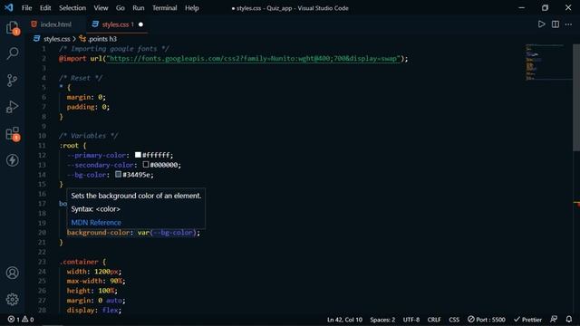 Creating a Quiz app using HTML, CSS and JavaScript | Part 2 | HackToCode смотреть онлайн