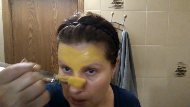 Омолаживающая маска для лица с куркумой. смотреть онлайн