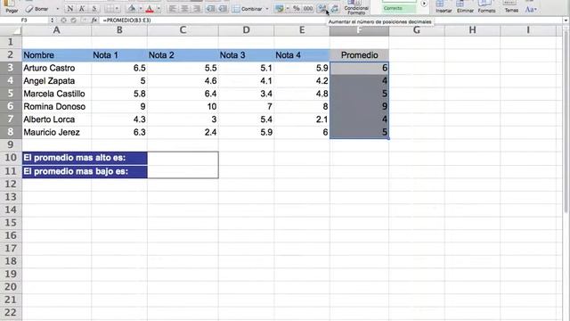 AULA VIRTUAL RD Formula Max y Min смотреть онлайн