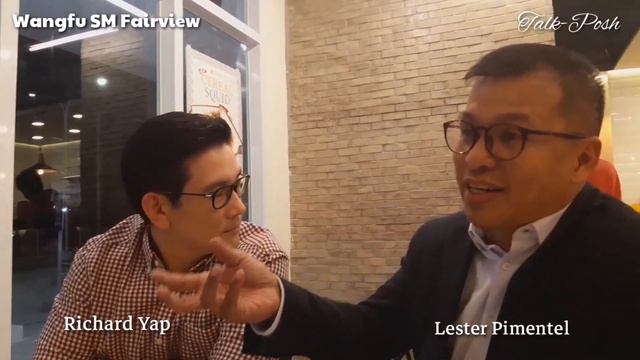 Richard Yap And Director Lester Pimentel Opens Its 7th Branch Of WANGFU At SM Fairview