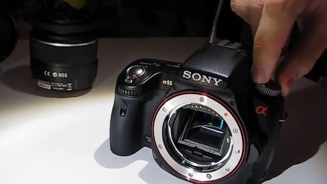 Sony Alpha A580 vs. A55 смотреть онлайн