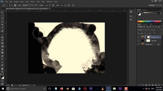 How To Remove Background in Photoshop - ( Background Eraser Tool ) - CUT OUT HAIR IN PHOTOSHOP смотреть онлайн