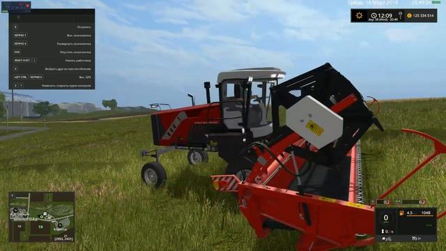Обзор мода косилки от Ростсельмаша КСУ-1 для FS-17 смотреть онлайн
