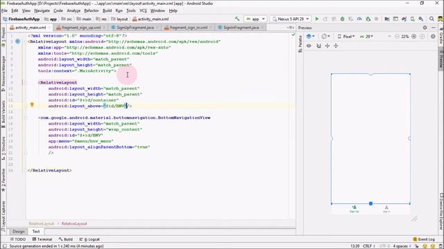 Part-2 Firebase Email Authentication in Android with Java with Fragments and Bottom Navigation View смотреть онлайн