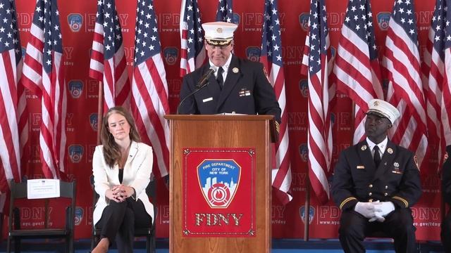 FDNY Swearing-In Ceremony for Chief of Department John Hodgens. смотреть онлайн