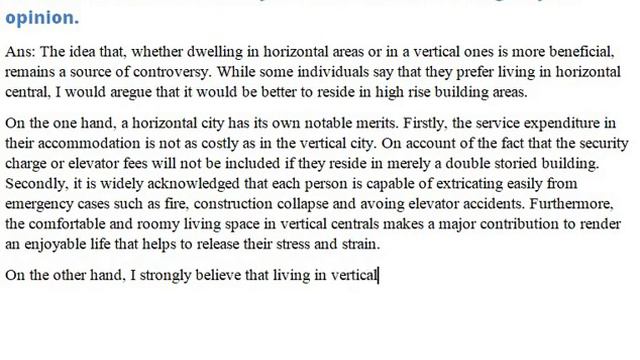 IELTS writing task 2 advantages and disadvantages of living in a vertical area vs horizontal area смотреть онлайн