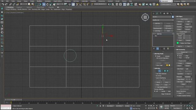 Как сделать круглое отверстие: модификатор Boolean | Уроки 3ds Max смотреть онлайн
