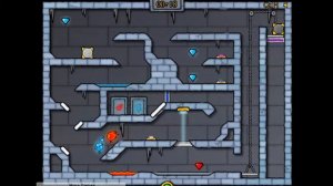 Flash игра огонёк и водичка леденой храм