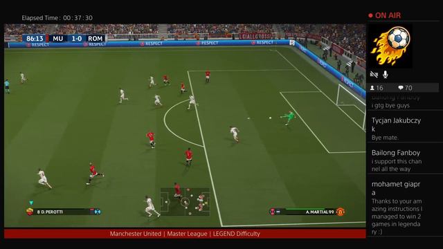 #EP1 | PES 2018 | MANCHESTER UNITED | MASTER LEAGUE | LEGEND DIFFICULTY | DATA PACK 3 смотреть онлайн
