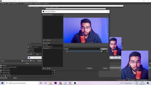 Usando esses FILTROS no OBS STUDIO a qualidade da webcam fica MONSTRA! смотреть онлайн