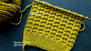 Простой узор для теплых вещей!