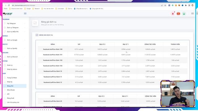 Hướng dẫn Tạo Web Dịch Vụ mạng xã hội Miễn Phí | Làm web dịch vụ Facebook Free смотреть онлайн