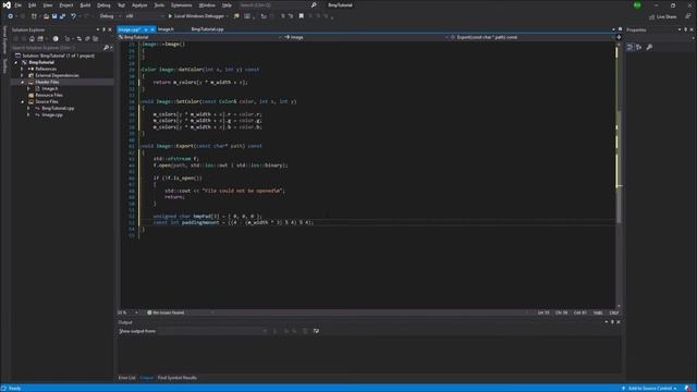 Creating a Bitmap Image (.bmp) using C++ | Tutorial смотреть онлайн