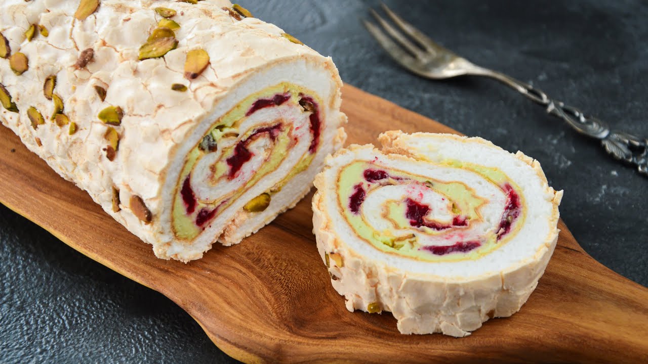 Меренговый РУЛЕТ ☆ Самый запрашиваемый РЕЦЕПТ!!! смотреть онлайн