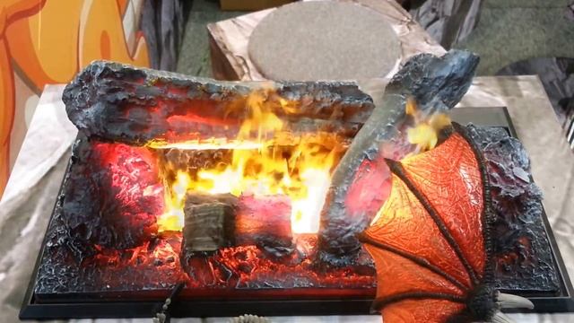 Камин работающий на воде (пар) вместо дров. Fireplace. смотреть онлайн