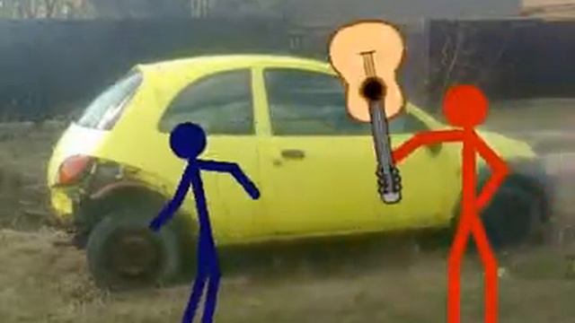 Рисуем мультфильмы-Стикманту 1 часть угон автомобиля Ford ka 1997 смотреть онлайн