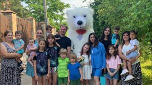 белый мишка на день рождения для девочке Москва