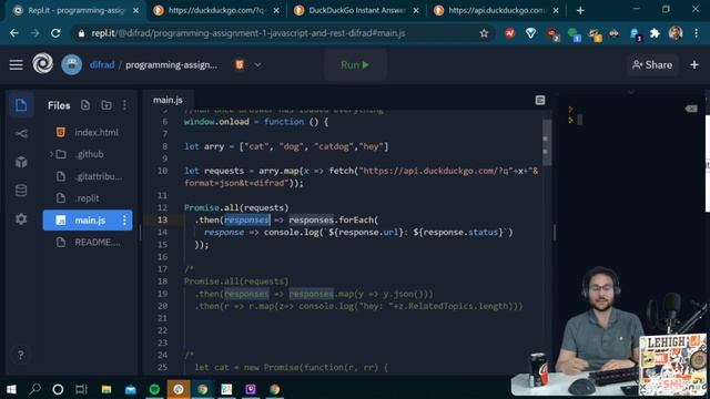 Twitch Stream 4: Fetch and Promise.all смотреть онлайн
