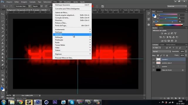 Photoshop CS6 - Wallpaper Text Shadow Tutorial - No Plugins смотреть онлайн