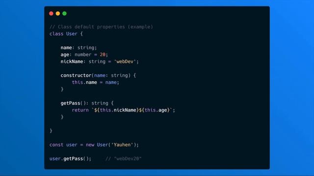 TypeScript #6 Классы (Classes) смотреть онлайн